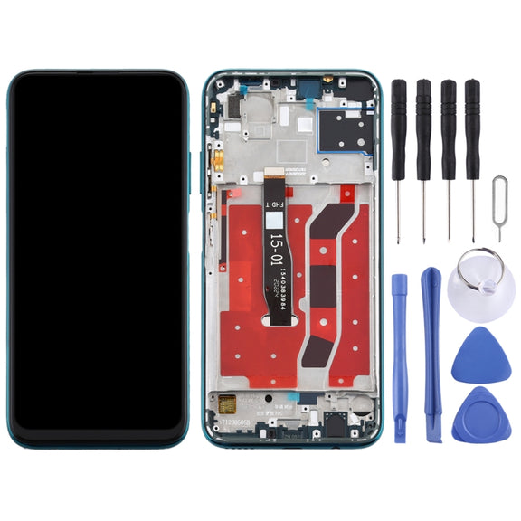 OEM LCD Screen for Huawei P40 Lite Digitizer Full Assembly with Frame���Green)