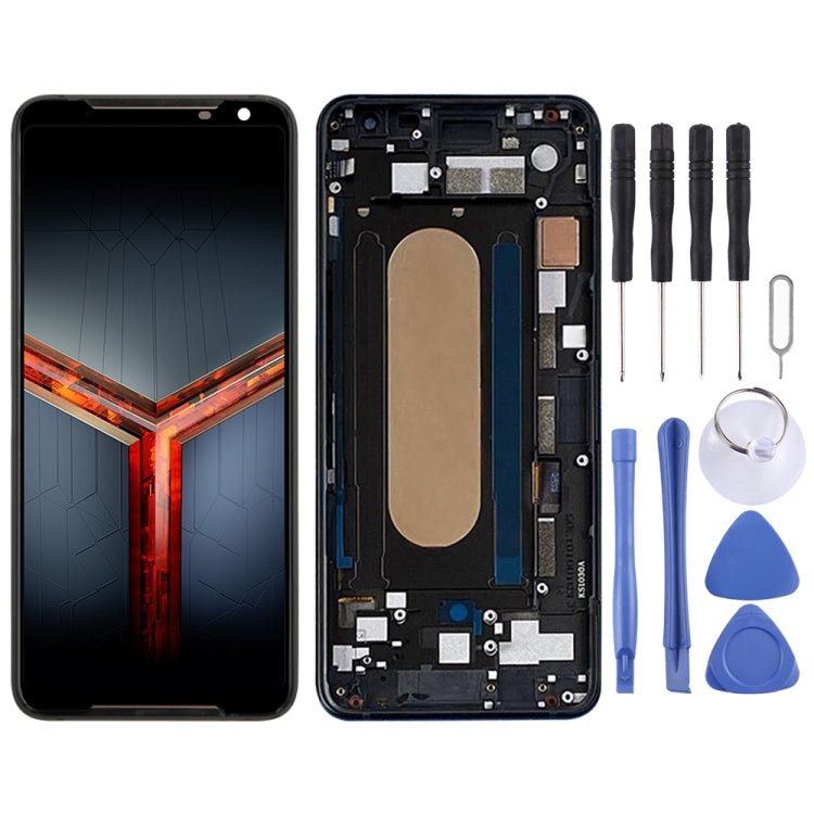 Original LCD Screen for Asus ROG Phone II ZS660KL Digitizer Full Assembly with Frame���Black) - free shipping - PMC TechLife - Order now!