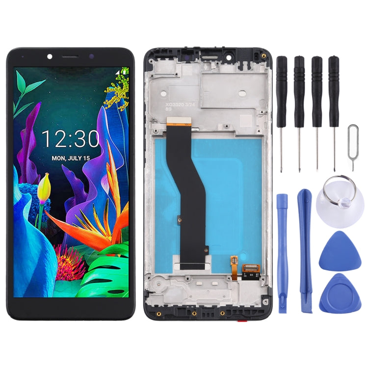 LCD Screen for LG K20 (2019)LM-X120EMW LMX120EMW LM-X120 Digitizer Full Assembly With Frame (Black) - free shipping - PMC TechLife - Order now!
