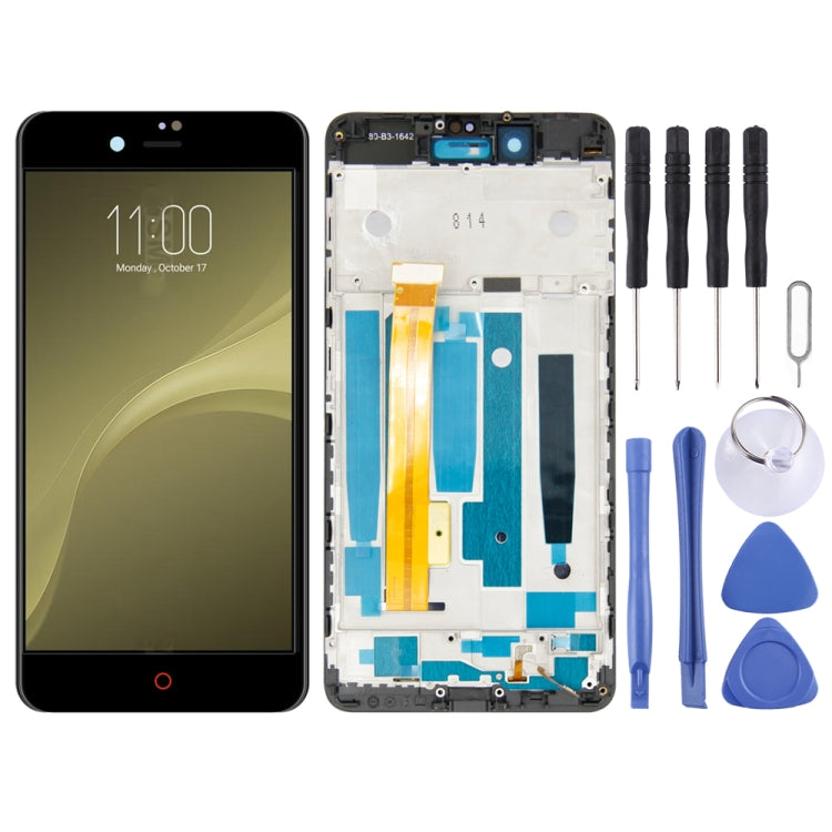 OEM LCD Screen for ZTE Nubia Z11 Mini S NX549J  Digitizer Full Assembly with Frame���Black) - free shipping - PMC TechLife - Order now!