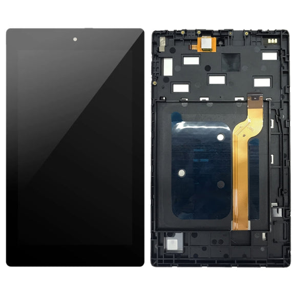 OEM LCD Screen for Amazon Kindle Fire HD 7 2019 9th M8S26G  Digitizer Full Assembly with Frame���Black)