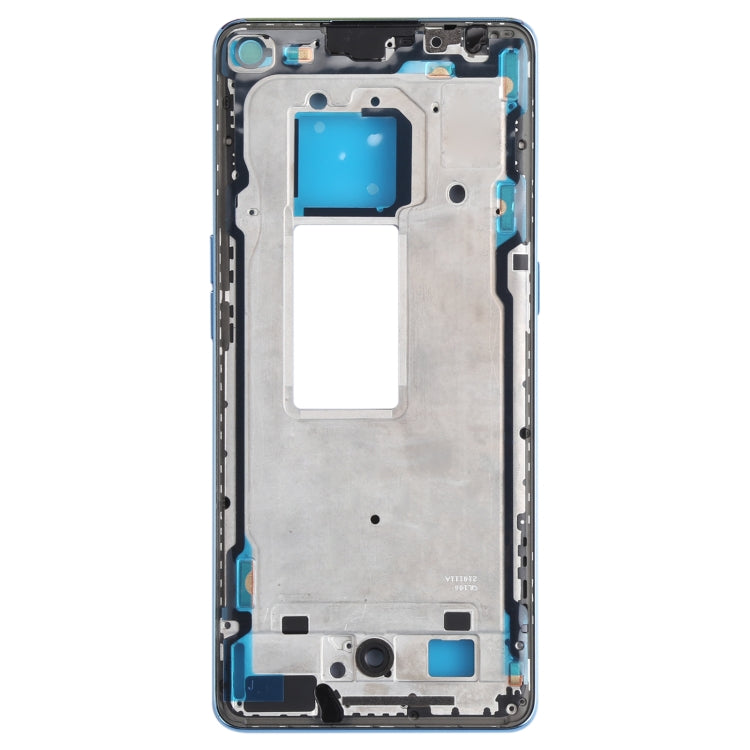 For OPPO Reno5 Pro 5G PDSM00, PDST00, CPH2201 Original Front Housing LCD Frame Bezel Plate (Blue)