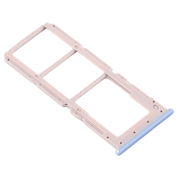 For OPPO A32 / A53 4G / A33 2020 / A53s / A11s PDVM00  SIM Card Tray + SIM Card Tray + Micro SD Card Tray(Blue) - free shipping - PMC TechLife - Order now!