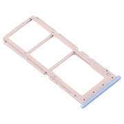 For OPPO A32 / A53 4G / A33 2020 / A53s / A11s PDVM00  SIM Card Tray + SIM Card Tray + Micro SD Card Tray(Blue)