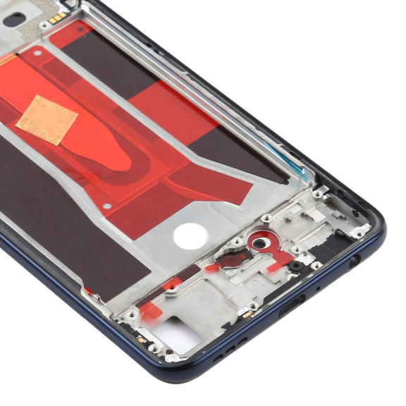 For OPPO Reno3 5G/Reno3 4G PCHM30 CPH2043 Front Housing LCD Frame Bezel Plate (Black)