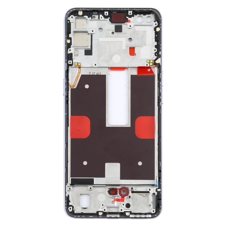For OPPO Reno4 5G PDPM00, PDPT00, CPH2091 Front Housing LCD Frame Bezel Plate (Purple)