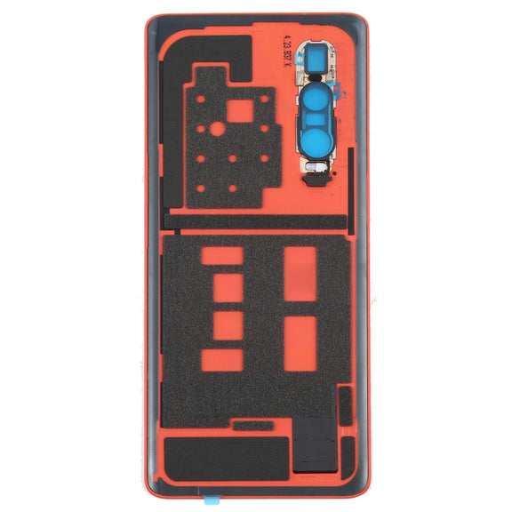 For OPPO Find X2 Pro CPH2025 PDEM30 Original Leather Material Battery Back Cover (Orange)