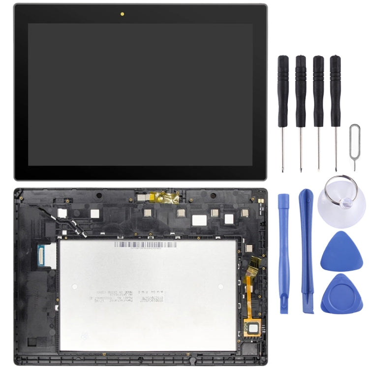 OEM LCD Screen for Lenovo Tab 3 10 Plus ZA0Y ZA0X TB3-X70L TB3-X70F TB3-X70N TB3-X70 Digitizer Full Assembly With Frame (Black)