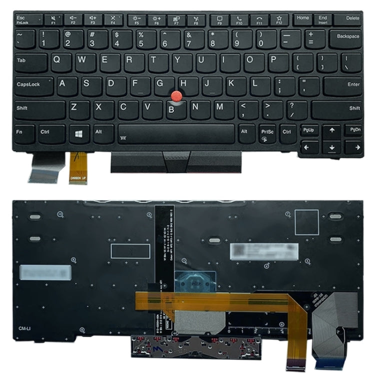 US Version Keyboard With Back Light for Lenovo ThinkPad X13 Gen1 / L13 Gen2 5N20V43181 - Replacement Keyboards by PMC TechLife | Online Shopping South Africa | PMC TechLife