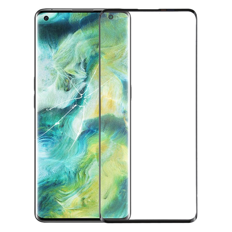 For Oppo Find X2 Pro / Find X2 Front Screen Outer Glass Lens (Black) - free shipping - PMC TechLife - Order now!