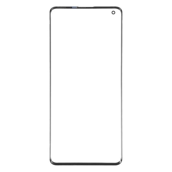 For Oppo Find X2 Pro / Find X2 Front Screen Outer Glass Lens (Black)