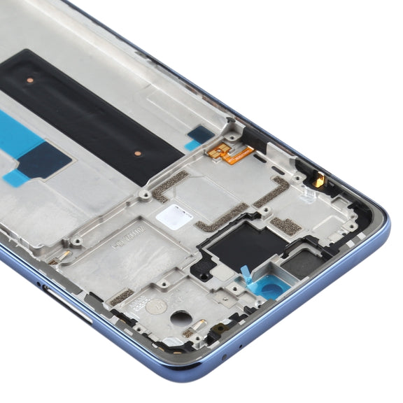 Original Front Housing LCD Frame Bezel Plate for Xiaomi Mi 10T Lite 5G M2007J17G (Black)