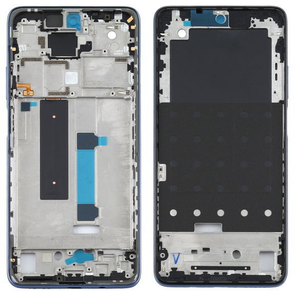 Original Front Housing LCD Frame Bezel Plate for Xiaomi Mi 10T Lite 5G M2007J17G (Black)