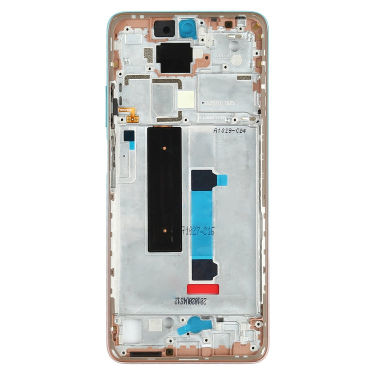 Original Front Housing LCD Frame Bezel Plate for Xiaomi Redmi Note 9 Pro 5G M2007J17C(Green Lake) - Frame Bezel Plate by PMC TechLife | Online Shopping South Africa | PMC TechLife