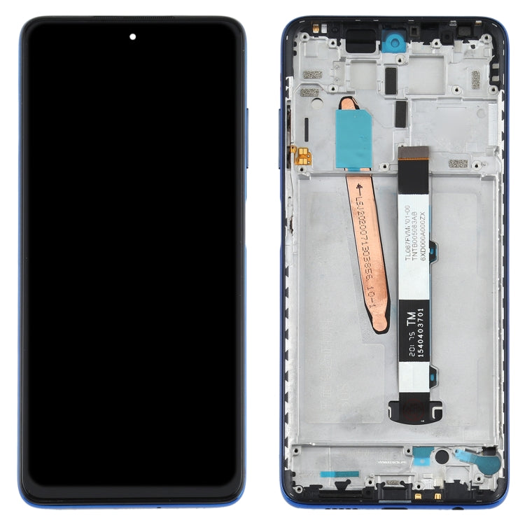 Original LCD Screen for Xiaomi Poco X3 NFC / Poco X3 Digitizer Full Assembly with Frame(Blue) - free shipping - PMC TechLife - Order now!