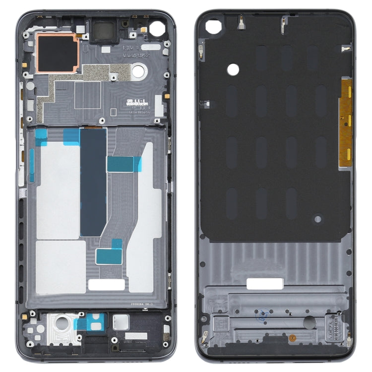 Front Housing LCD Frame Bezel Plate for Xiaomi Mi 10T Pro 5G / Mi 10T 5G / Redmi K30S M2007J3SC M2007J3SY (Black)