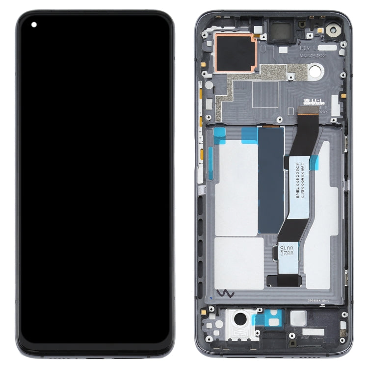 LCD Screen and Digitizer Full Assembly With Frame for Xiaomi Mi 10T Pro 5G / Mi 10T 5G / Redmi K30S M2007J3SC M2007J3SY (Black)