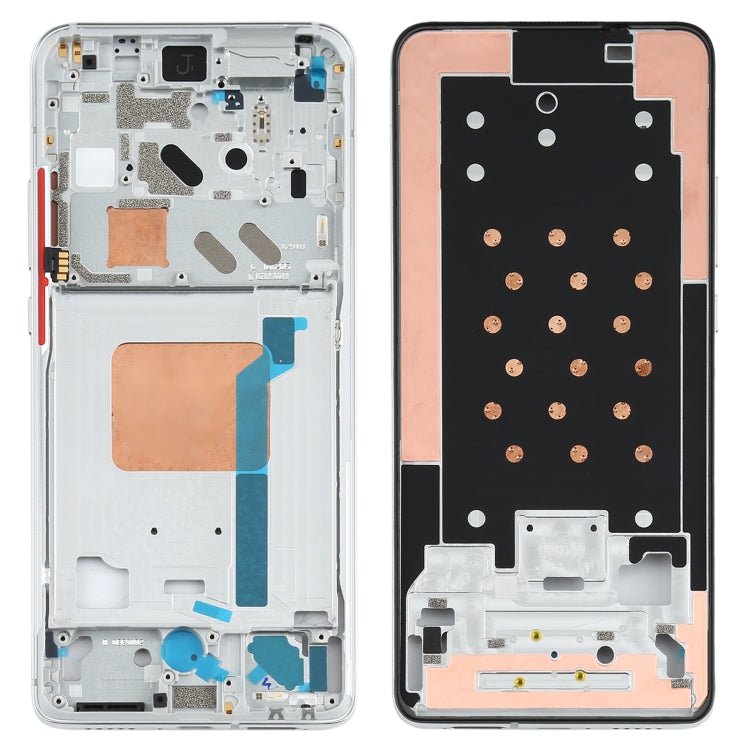 Original Front Housing LCD Frame Bezel Plate for Xiaomi Redmi K30 Ultra M2006J10C(Silver)
