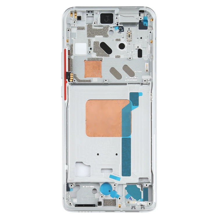 Original Front Housing LCD Frame Bezel Plate for Xiaomi Redmi K30 Ultra M2006J10C(Silver)