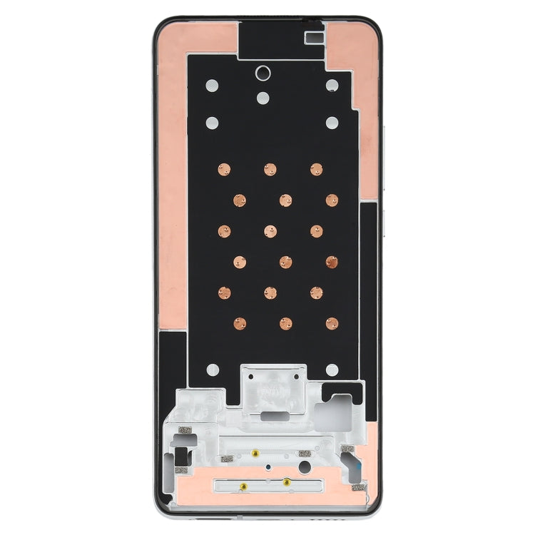 Original Front Housing LCD Frame Bezel Plate for Xiaomi Redmi K30 Ultra M2006J10C(Silver)