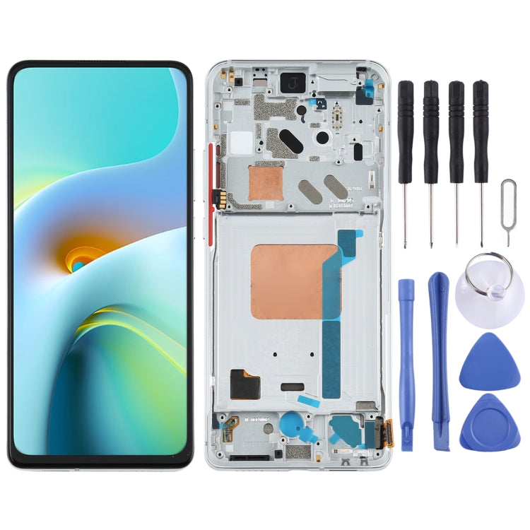 TFT LCD Screen for Xiaomi Redmi K30 Ultra / M2006J10C Digitizer Full Assembly with Frame(Silver) - free shipping - PMC TechLife - Order now!