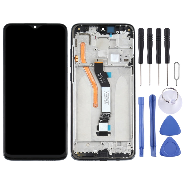 TFT LCD Screen for Xiaomi Redmi Note 8 Pro Single SIM Digitizer Full Assembly with Frame(Black) - free shipping - PMC TechLife - Order now!