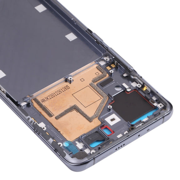 Original Front Housing LCD Frame Bezel Plate for Xiaomi Mi 11(Black)