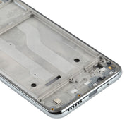 Front Housing LCD Frame Bezel Plate for Motorola Moto G Fast (Silver)