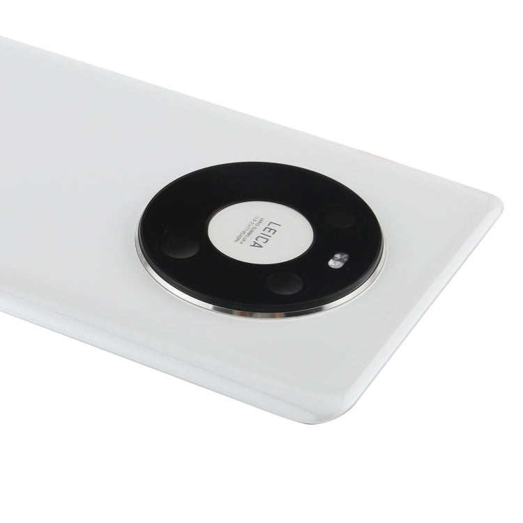 Original Battery Back Cover with Camera Lens Cover for Huawei Mate 40(White)