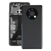 Original Battery Back Cover with Camera Lens Cover for Huawei Mate 40 Pro(Black)