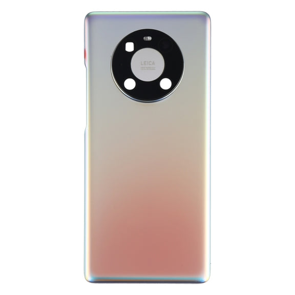 Original Battery Back Cover with Camera Lens Cover for Huawei Mate 40 Pro(Silver)