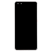 Original LCD Screen for Huawei Mate 40 Pro Digitizer Full Assembly with Frame(Silver)