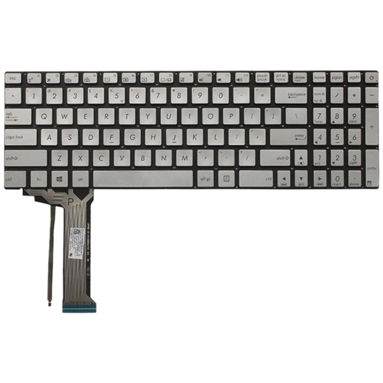 US Version Keyboard with Keyboard Backlight for Asus GL552 GL552J GL552JX GL552V GL552VL GL552VW N552VW N552VX G771JM G771JW(Silver) - Replacement Keyboards by PMC TechLife | Online Shopping South Africa | PMC TechLife
