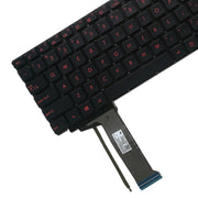 US Version Keyboard with Keyboard Backlight for Asus GL552 GL552J GL552JX GL552V GL552VL GL552VW N552VW N552VX G771JM G771JW(Black)
