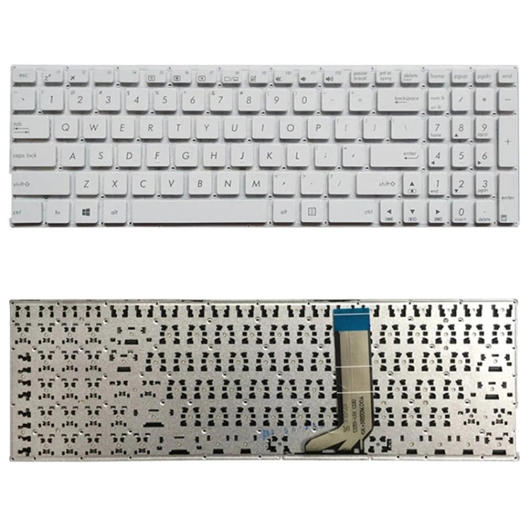 US Version Keyboard for Asus X556 X556U X556UA X556UB X556UF X556UJ X556UQ X556UR X556UV (White) - Replacement Keyboards by PMC TechLife | Online Shopping South Africa | PMC TechLife