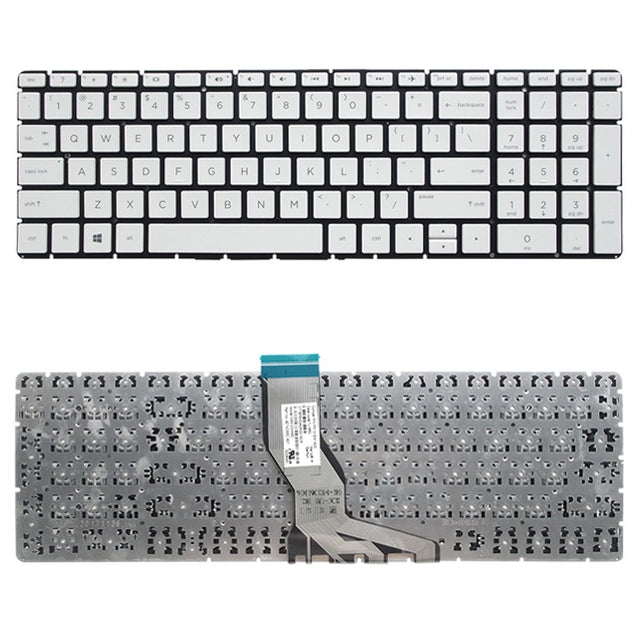 US Version Keyboard for HP 15-BS 15-BS000 15-BS100 15-BS500 15-BS600 15Q-BD 15-CC 17G-BR 15-BS004TX 15-BW (Silver) - Replacement Keyboards by PMC TechLife | Online Shopping South Africa | PMC TechLife | Buy Now Pay Later Mobicred