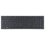 US Version Keyboard with Keyboard Backlight for HP 15-DA 15-DA0002DX 15-DA0008CA 15-DB 15-DB0003CA TPN-C135 TPN-C136(Black)