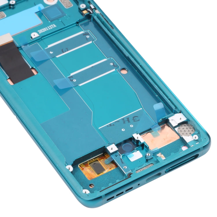 Original LCD Screen for TCL 10 Pro Digitizer Full Assembly with Frame (Green)