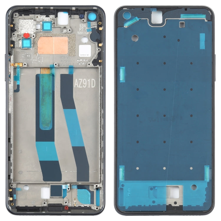 Original Front Housing LCD Frame Bezel Plate for Xiaomi Mi 11 Lite 5G / Mi 11 Youth/11 Lite 5G NE(Black) - Frame Bezel Plate by PMC TechLife | Online Shopping South Africa | PMC TechLife