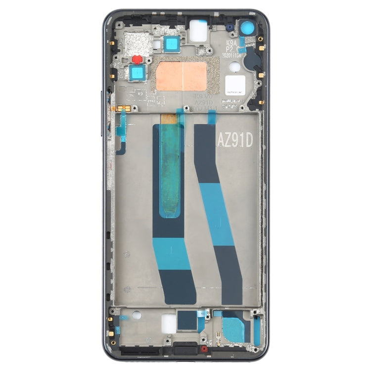 Original Front Housing LCD Frame Bezel Plate for Xiaomi Mi 11 Lite 5G / Mi 11 Youth/11 Lite 5G NE(Black) - Frame Bezel Plate by PMC TechLife | Online Shopping South Africa | PMC TechLife