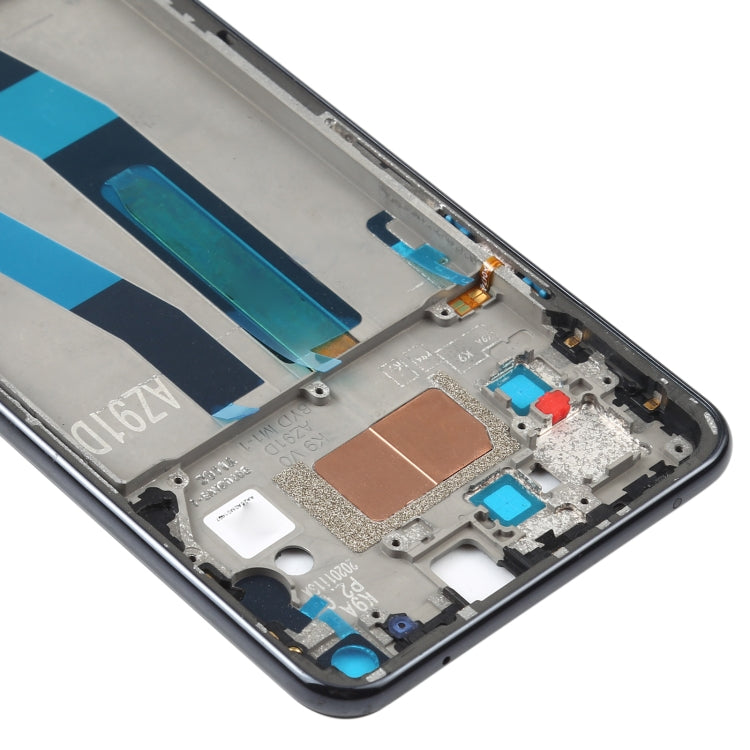 Original Front Housing LCD Frame Bezel Plate for Xiaomi Mi 11 Lite 5G / Mi 11 Youth/11 Lite 5G NE(Black) - Frame Bezel Plate by PMC TechLife | Online Shopping South Africa | PMC TechLife
