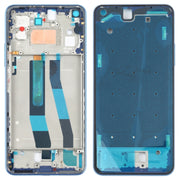 Original Front Housing LCD Frame Bezel Plate for Xiaomi Mi 11 Lite 4G M2101K9AG(Blue)