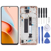 Original LCD Screen and Digitizer Full Assembly with Frame for Xiaomi Redmi Note 9 Pro 5G / Mi 10T Lite 5G M2007J17C M2007J17G (Rose Gold Beach)