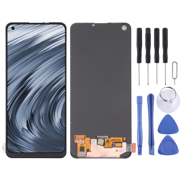 Original Super AMOLED Material LCD Screen and Digitizer Full Assembly for OPPO Realme V15 5G - free shipping - PMC TechLife - Order now!