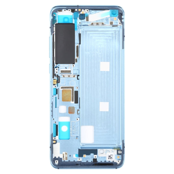 Original Front Housing LCD Frame Bezel Plate for Xiaomi Mi 10S(Blue)