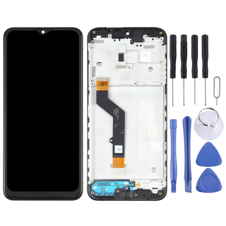 TFT LCD Screen for Motorola Moto E7 Plus XT2081-1 Digitizer Full Assembly with Frame (Black) - LCD Screen by PMC TechLife | Online Shopping South Africa | PMC TechLife