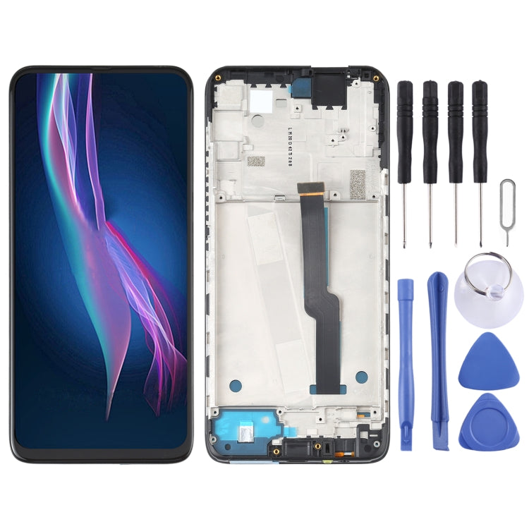TFT LCD Screen for Motorola One Fusion+ PAKF0002IN Digitizer Full Assembly with Frame (Black) - free shipping - PMC TechLife - Order now!