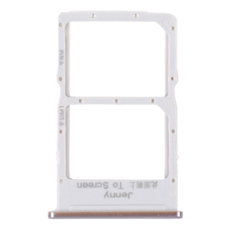 SIM Card Tray + NM Card Tray for Huawei Nova 7i (Silver) - free shipping - PMC TechLife - Order now!