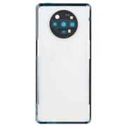 For OnePlus 7T Battery Back Cover With Camera Lens (Transparent)