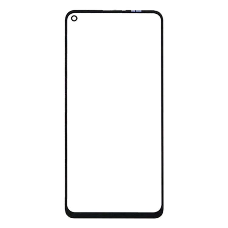 For OnePlus 8T Front Screen Outer Glass Lens (Black)